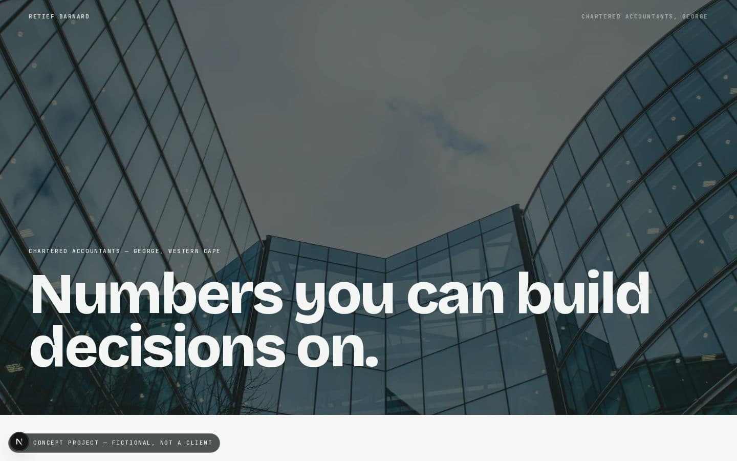 Retief Barnard Chartered Accountants — preview